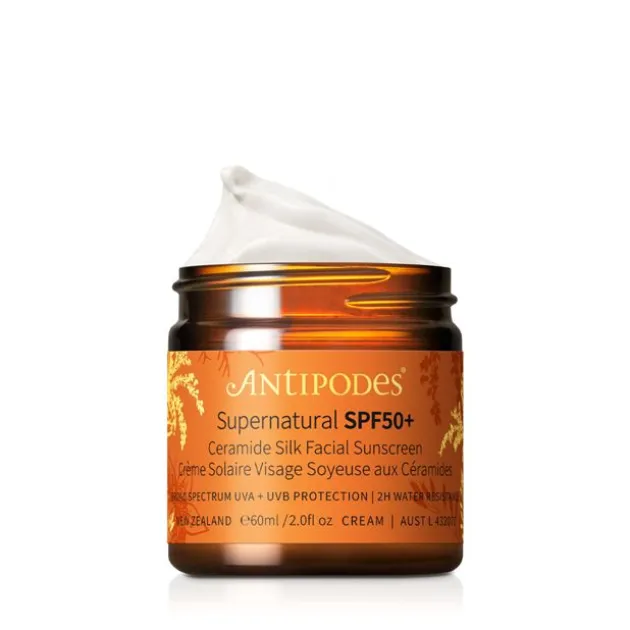 Antipodes Crème solaire aux Céramides Supernatural SPF50 + - 60 ml