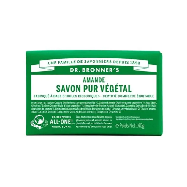 Dr Bronner Savon naturel solide - 140g