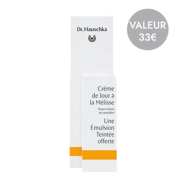 Dr. Hauschka Duo crème de jour à la mélisse + émulsion teintée offerte