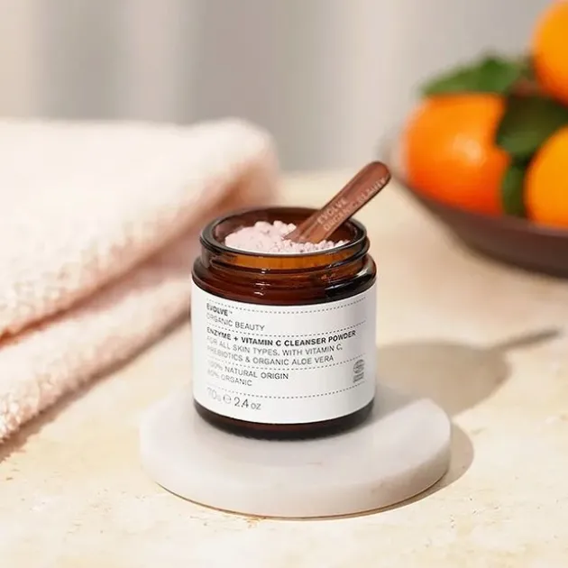 Evolve Beauty Poudre nettoyante Enzyme + Vitamin C - 70 g