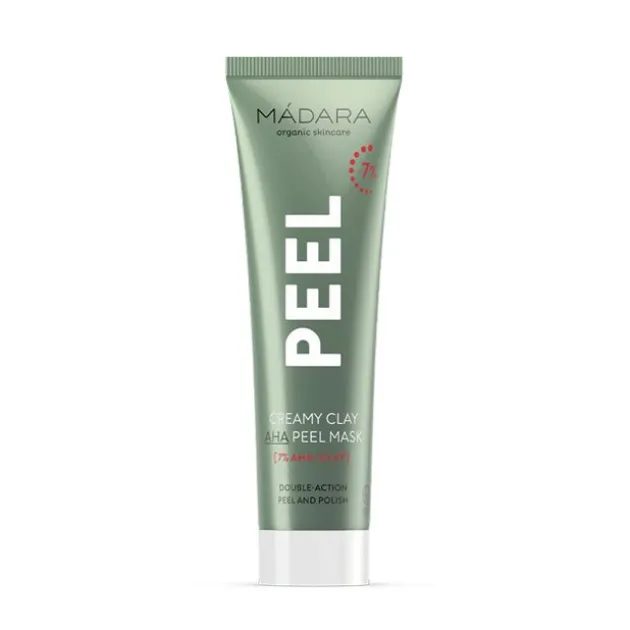 Madara Cosmétiques Masque gommant Peel 7% AHA et argile - 60 ml