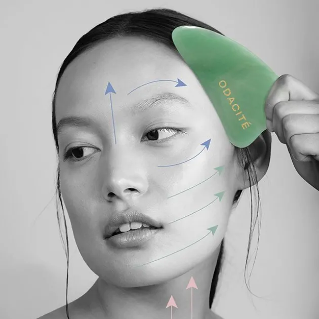 Odacité Crystal Gua Sha Aventurine Verte
