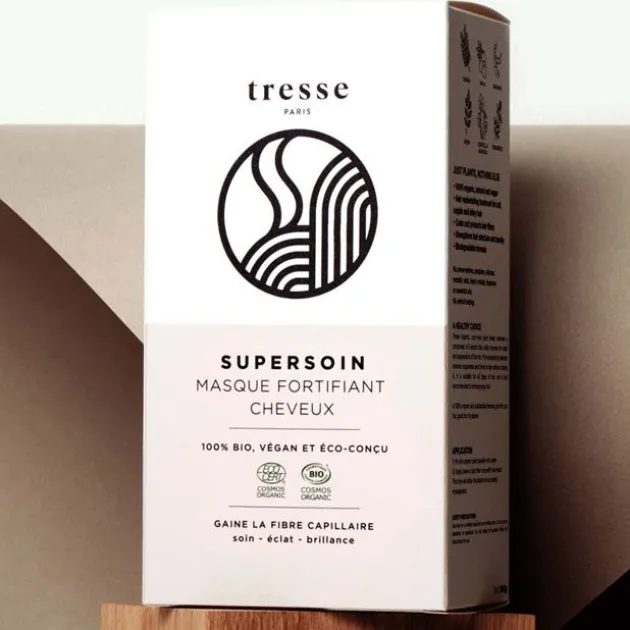 Tresse Paris Masque végétal fortifiant cheveux Supersoin - 100 g