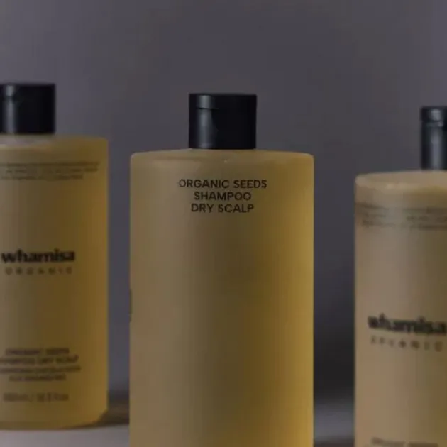 Whamisa Shampoing cheveux secs aux graines bio fermentées - 490 ml