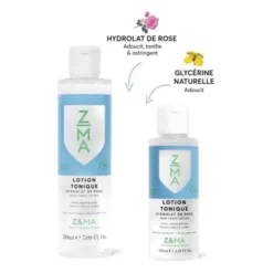 Z&Ma Lotion tonique bio à l'hydrolat de rose - 110 ml